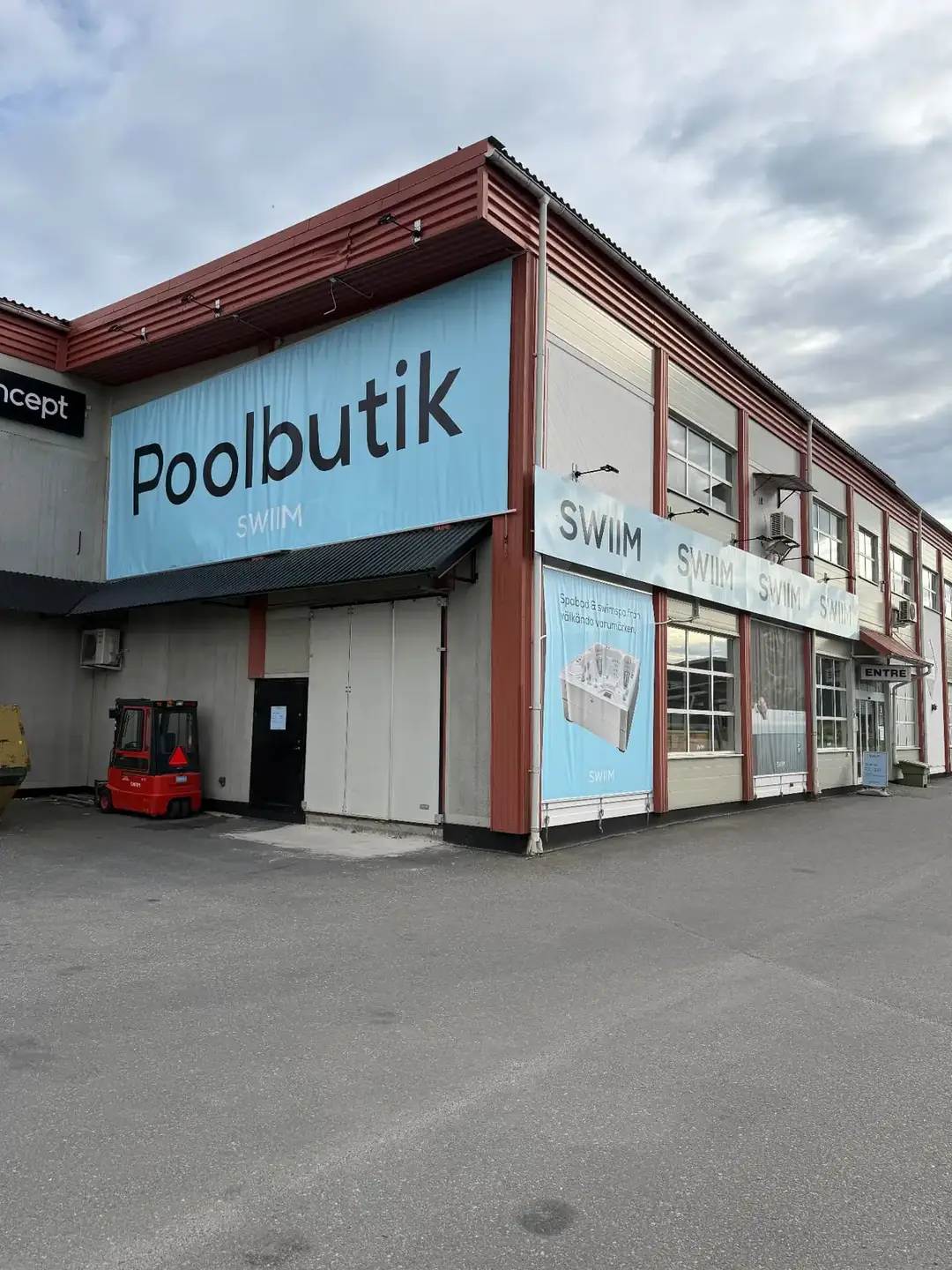 Entrén till SWIIM i Haninge