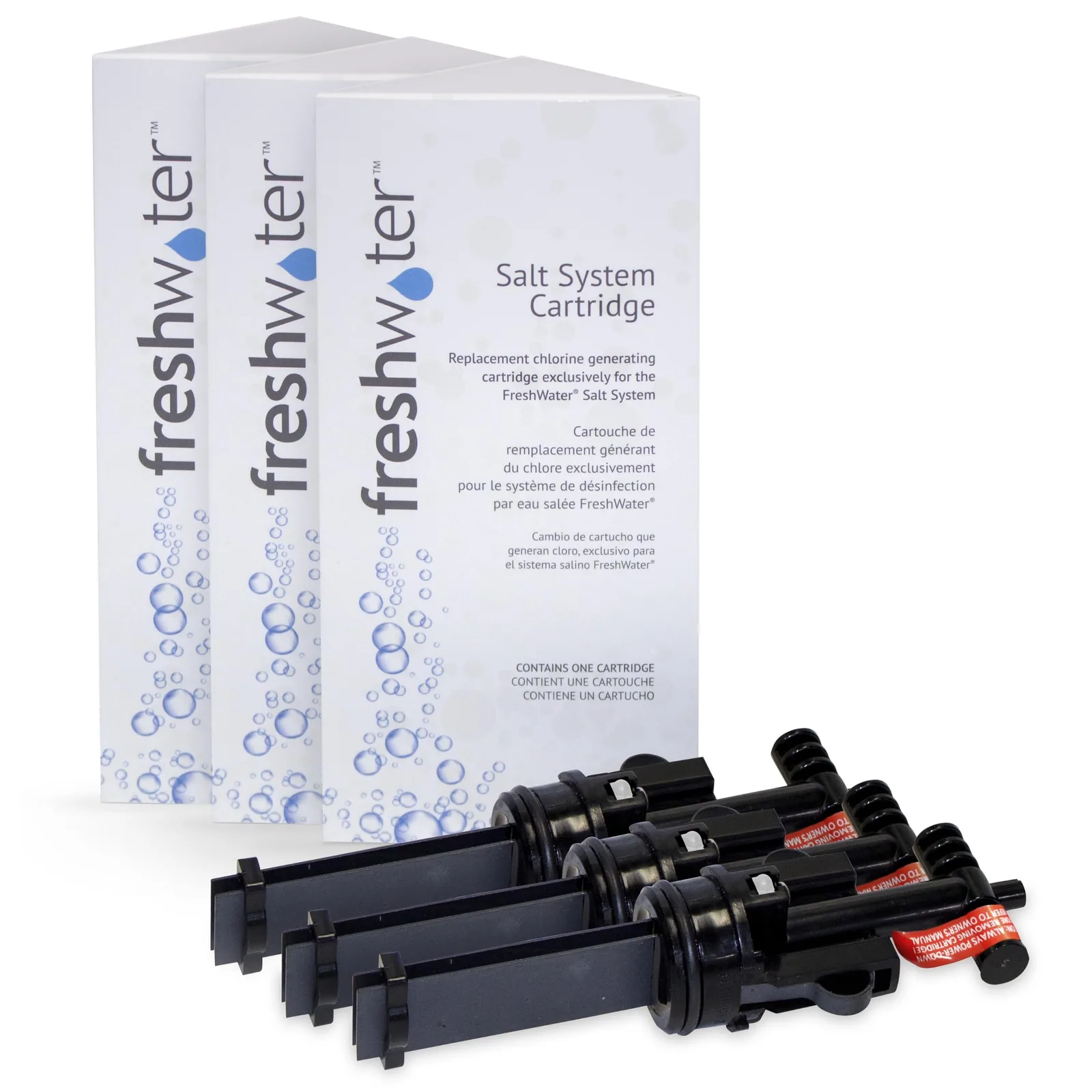 3-pack cartridge Freshwater saltsystem