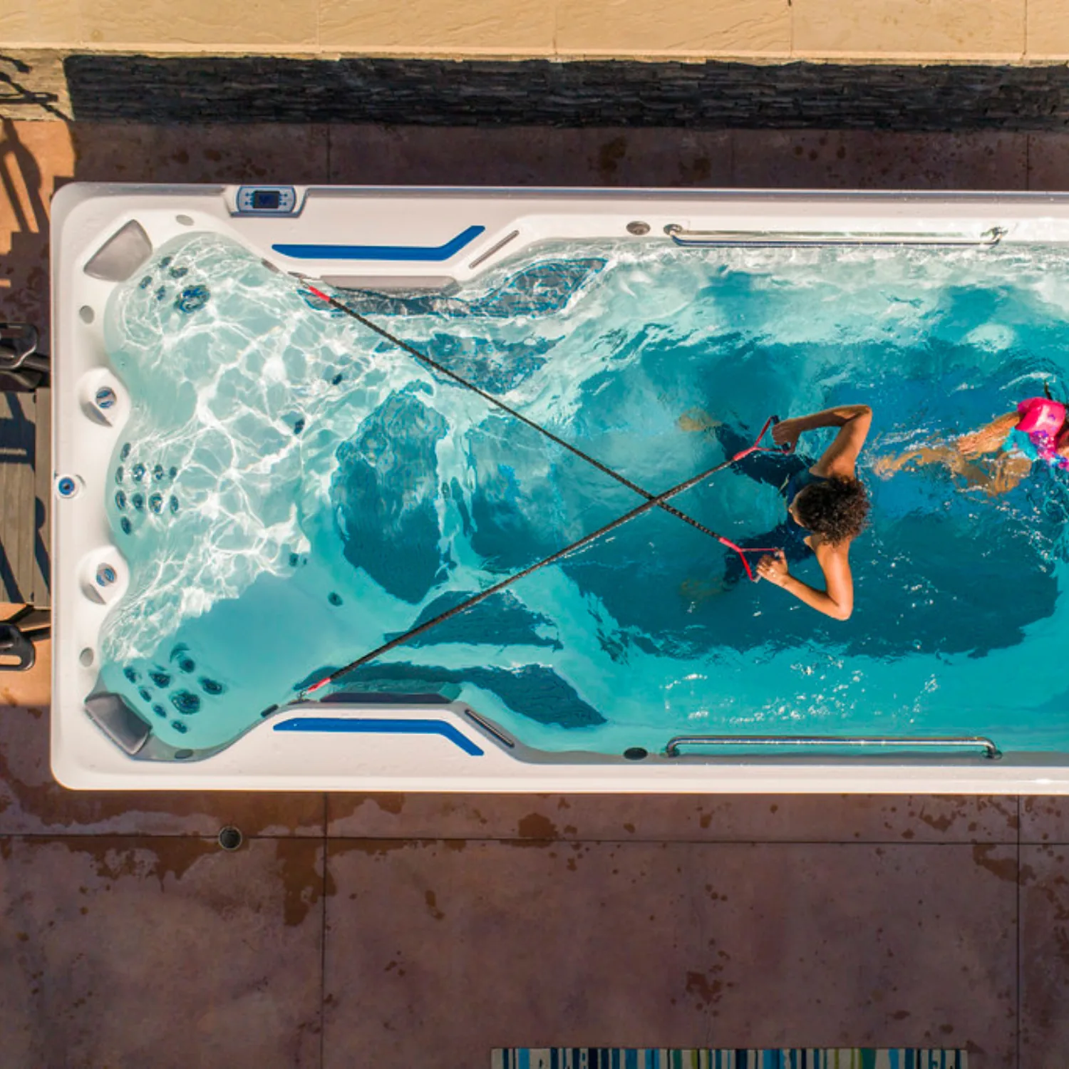 Endless Pools E500, detaljbild