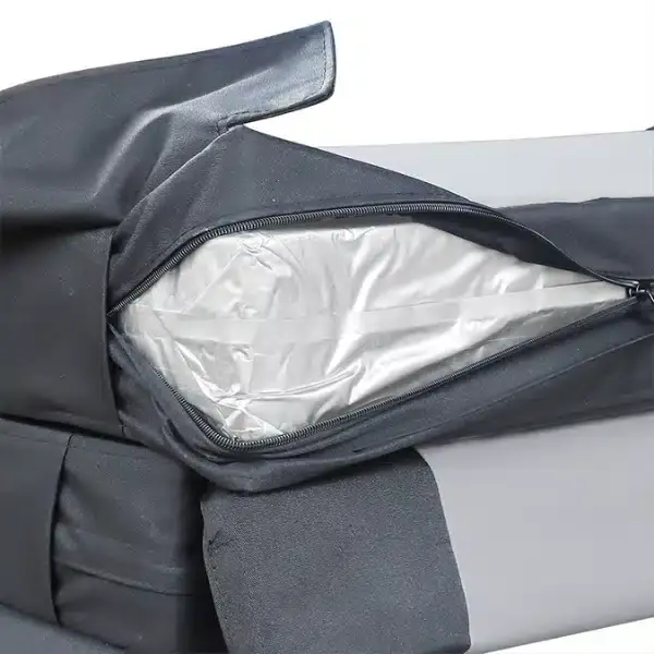 Spalockets isolering vakuumförpackad i aluminiumfolierad fuktspärr